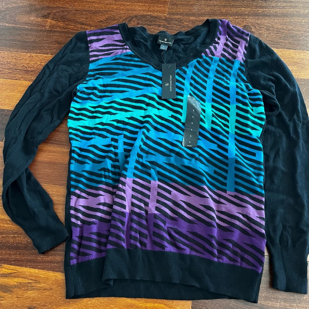 Womens sweater Worthington New!  Large